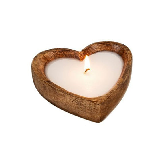Heart Candle Eucalyptus & Amber