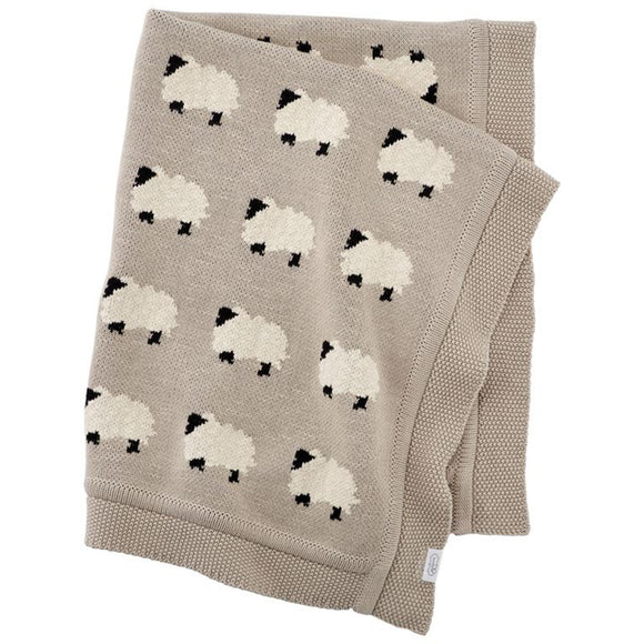 Lamb Sweater Knit Blanket