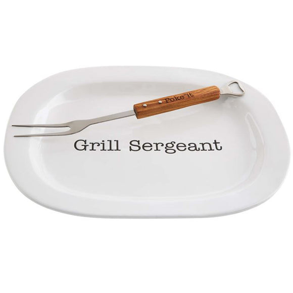 Grill Sergeant Platter Set