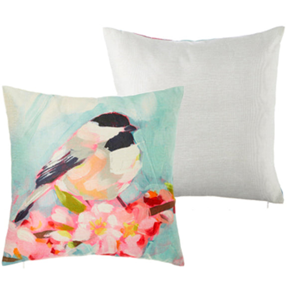 Brushstroke Bird Pillow