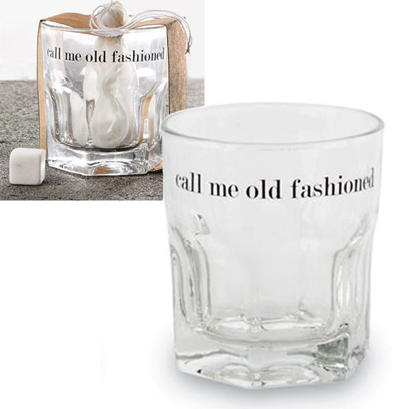 Whiskey Glass and Stone Sets