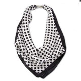 Black and White Magnetic Closure Scarves