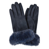 Gloves with Faux Fur Trim