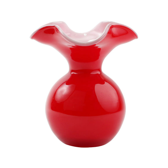 Red Hibiscus Bud Vase