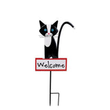 “Welcome” Dog and Cat Garden Stakes