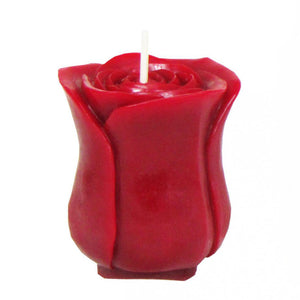 Petite Red Rose Candle