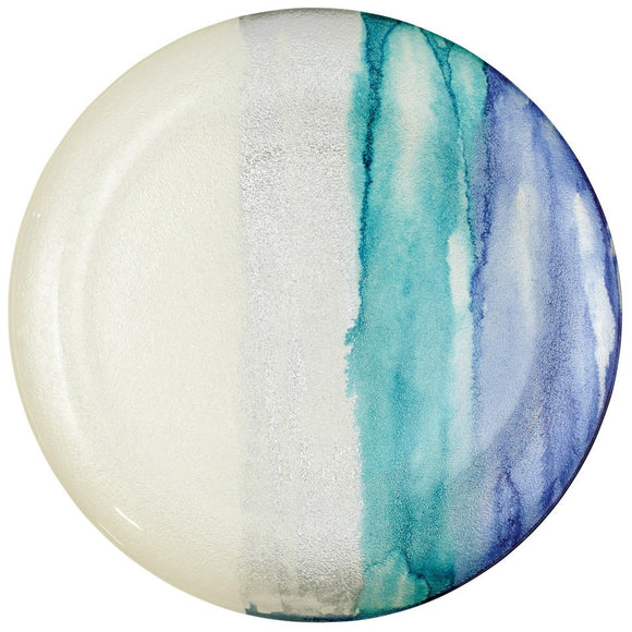 Sea Glass Ombre Round Platter