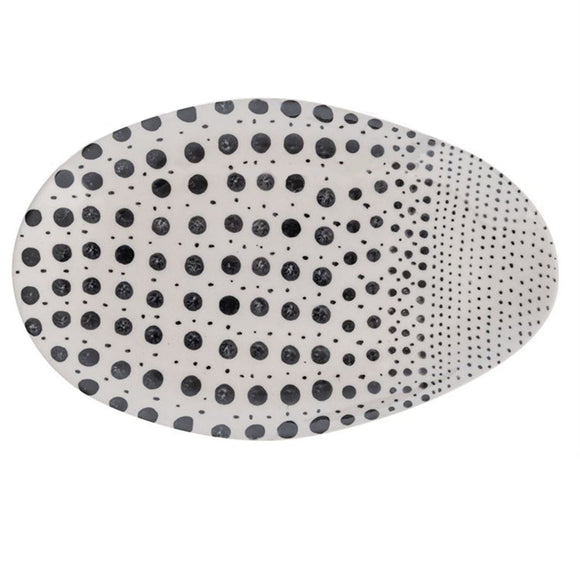Oval Dotted Ceramic Platters