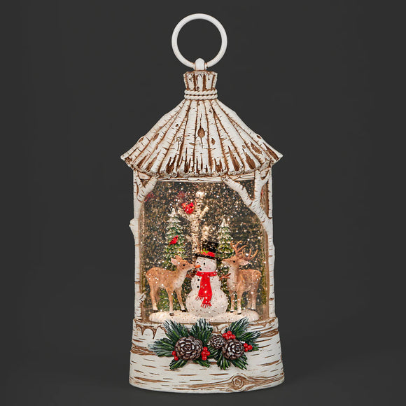 Lighted Swirl Deer Eating Carrot Nose 138212