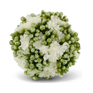 5" White Kalanchoe Ball 17212A-WH