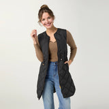 Vest Cora Down Filled w/Cnchd Wste