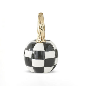 PUMPKIN, B&W Checkered 6.75"  41599B