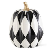 B&W Harlequin Pumpkins