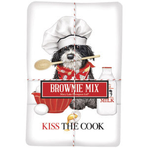 Kiss The Pup Brownie Mix and Flour Sack Towel