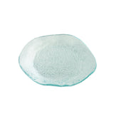 10"- The Annieglass Salt 10" Salad Plate features the collection's simple design of clear glass textured with actual salt.