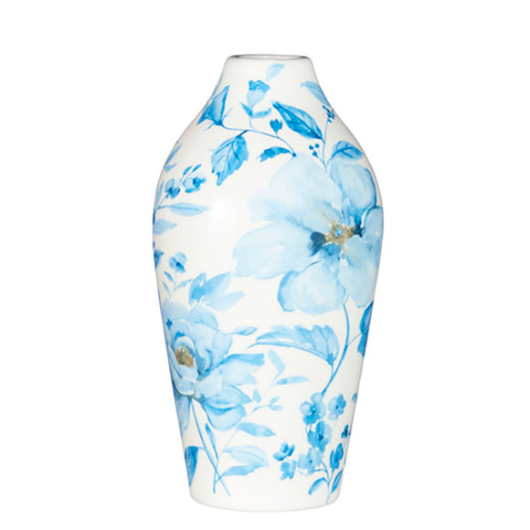 8.5” Watercolor Floral Vase
