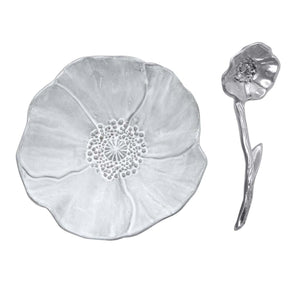 Ceramic Poppy Canape Plate Sets