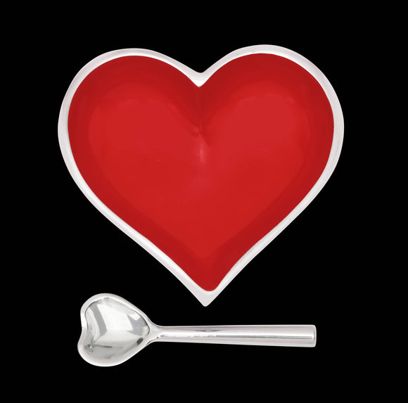 Happy Red Heart w/ Heart Spoon 100198