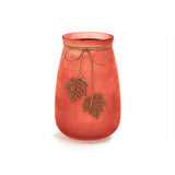 Vase with Suede Leaf
