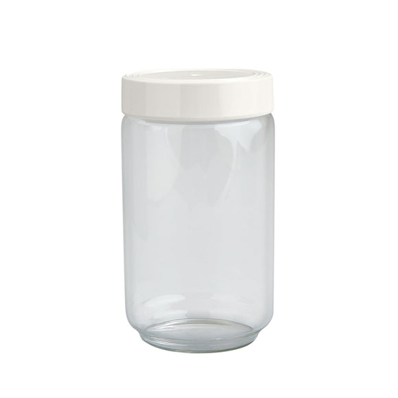 Glass Canister with Melamine Lid
