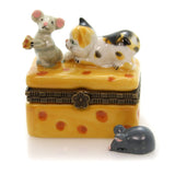 Enameled Trinket Boxes