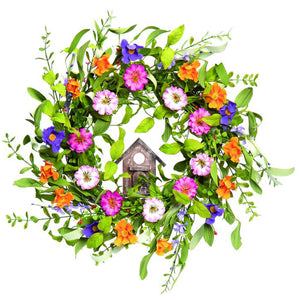 Bright Flowers Wreath