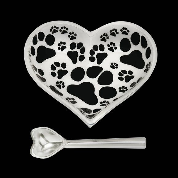 Happy Puppy Love Heart w/Spoon 100198-DOG