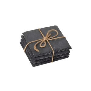 Slate Candle Coaster Set